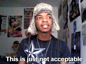 this is not acceptable